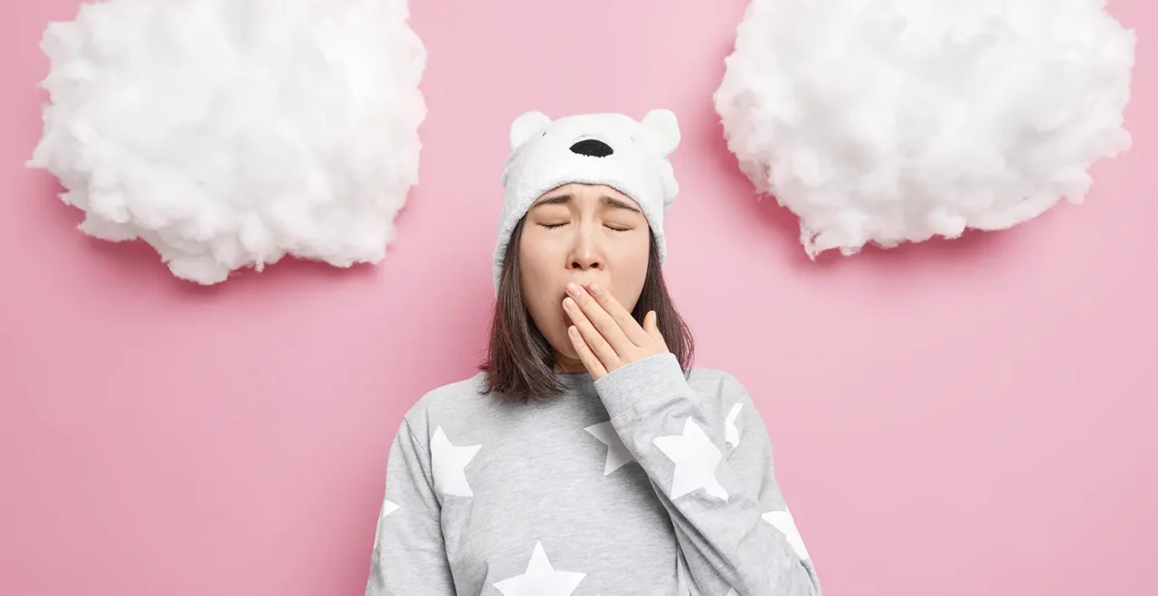 person tired and using CBD for Sleep Support